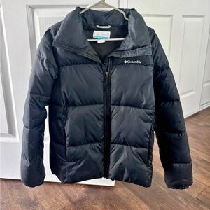 COLUMBIA Midnight Black Puffer Jacket Size Small